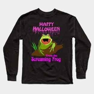 Happy Halloween from the Screaming Frog - Art Zoo Long Sleeve T-Shirt
